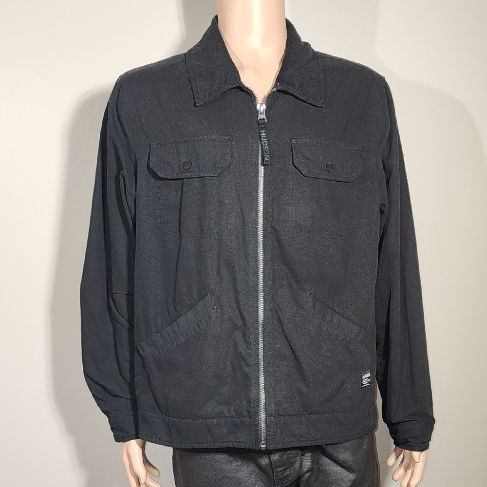 Men's Classic Black Shirt Jacket
